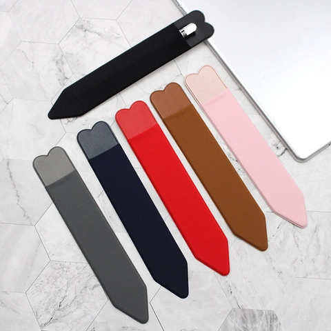 Minimalistisch Lycra Stoff Selbstklebender Stifthalter Für Tablet Stylus Pen Süß Herzform Elastisch Aufbewahrung Tasche Hülle