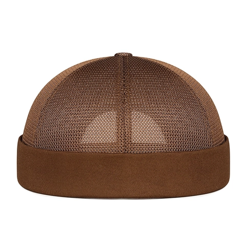 Retro Netz Docker Hut Randlose Landlord Kappe Atmungsaktiv Verstellbar Hip Hop Casual Yuppie Hut Unisex
