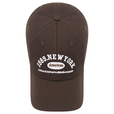 Unisex Vintage New York Bestickte Baseballkappe Baumwolle Polyester Atmungsaktiv Sonnenschutz Hut Verstellbare Outdoor Freizeit Mode Kappe
