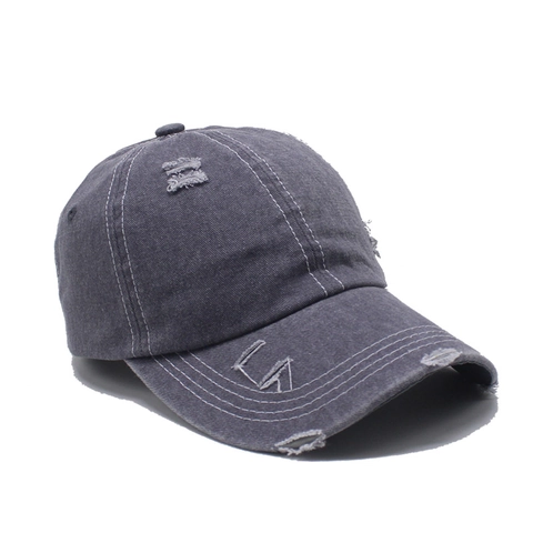 Gorra De Béisbol De Mezclilla Lavada Retro Con Bordes Deshilachados Gorra Trucker Ajustable Vintage Para Hombre Y Mujer