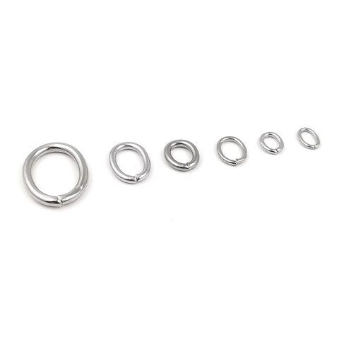 Oval Jump Rings Stainless Steel Open And Closed Links For DIY Jewelry Making Findings High Polished Durable Metal Hardware