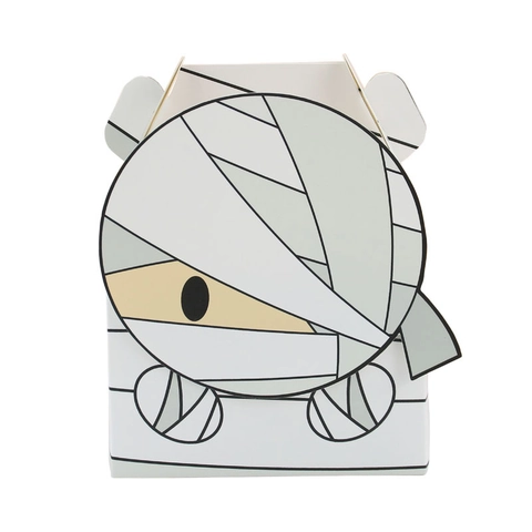 Halloween Süßigkeiten Schachteln Papier Geschenktüten Cartoon Mumie Katze Hexe Frankenstein Design Partyzubehör Karton