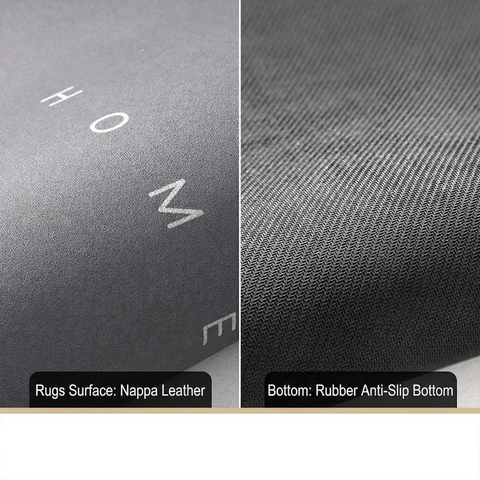 Super Absorberende Vloermat Nappa Leder Sneldrogend Badkamer Badmat Antislip Rubberen Bodem Modern Minimalistisch Entree Tapijt