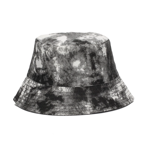 Cappello Da Pescatore Tie-Dye Reversibile Protezione Solare Outdoor Streetwear Tela Poliestere Per Uomo Donna