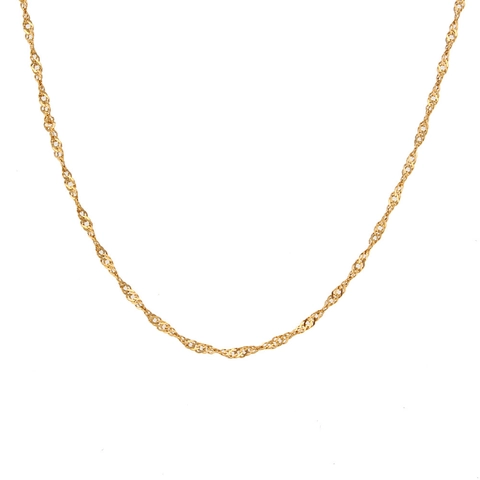 Juego De Joyas Minimalistas Mujeres Chapado En Oro Acero Inoxidable Cadena De Agua Collar Pulsera Impermeable Hipoalergénico