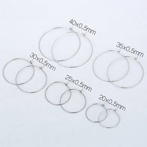Orecchini A Cerchio Minimalisti In Acciaio Inossidabile Tondi Gioielli Raffinati Per Donna Moda Fai Da Te