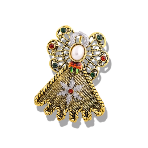 Spilla Di Natale Halloween Pin Lega Smalto Strass Gioielli Festivi Per Donne Uomini Accessori Per Abbigliamento