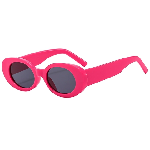 Vintage Oval Sunglasses UV400 Protection Retro PC Frame AC Lens Fashion Trendy Y2K Eyewear For Women Men Outdoor Use