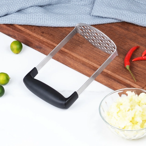 Potato Masher Manual Stainless Steel Ricer With Ergonomic TPR Handle Kitchen Food Tool For Fruit Vegetables Baby Food