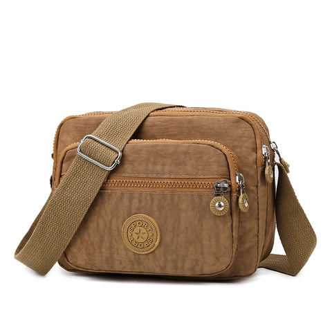 Borsa A Tracolla In Tessuto Oxford Impermeabile Leggera Tasche Multiple Casual Con Tracolla Regolabile Per Donna