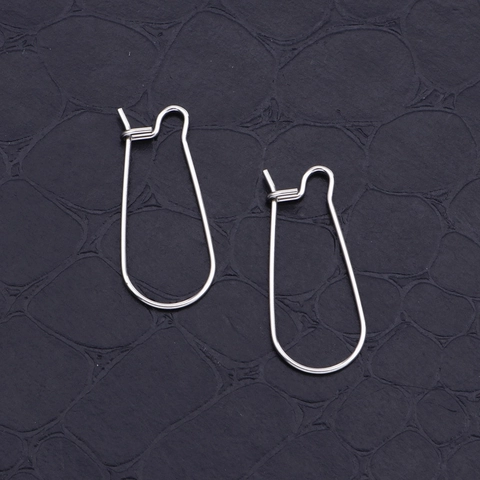 Ganchos Para Pendientes De Acero Inoxidable Kidney Fornituras Geométrico Ovalado Suministros De Joyería DIY Para Mujeres