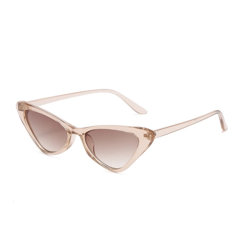 Occhiali Da Sole Occhio Di Gatto Da Donna Vintage Triangolo Montatura Piccola Protezione UV400 Lenti PC Moda Retro