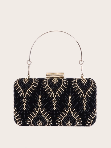 Elegante Strass Abendtasche Für Damen Hochzeit Party Luxus Satin Samt Clutch Handtasche Mit Metallring Griff Kette Bankett Tasche