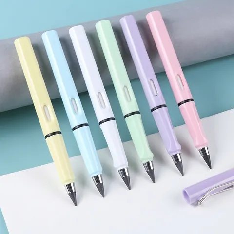 Eeuwig Potlood Inktloos Schrijven Gelegeerde Punt Geen Slijpen Uitwisbaar Ergonomische Grip Tekenen Schetsen
