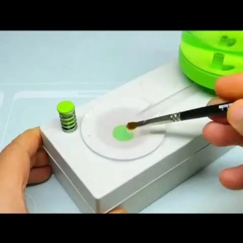 Automatic Paintbrush Cleaner Water Cycle Rinser Plastic Brush Washing Tool For Watercolor Acrylic Painting Artists Kids