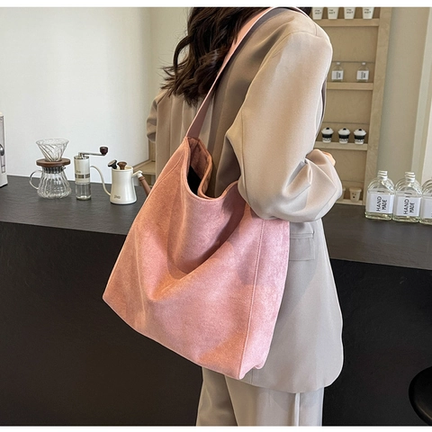 Grote Capaciteit PU Leer Tote Bag Voor Vrouwen Vintage Matte Schoudertas Minimalistische Werk Handtas Shopping Bag