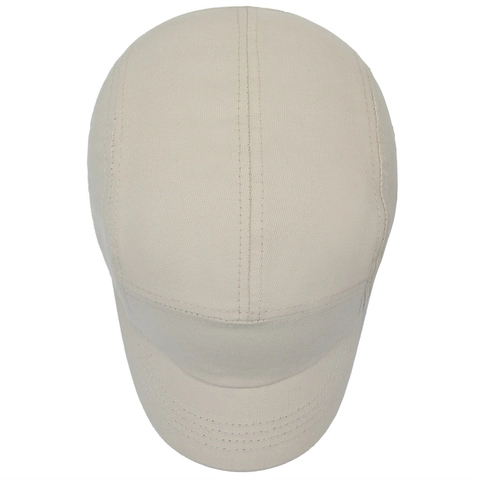 5-Panel Camper Cap Cotton Canvas Adjustable Sunshade Outdoor Baseball Hat Solid Color Unisex