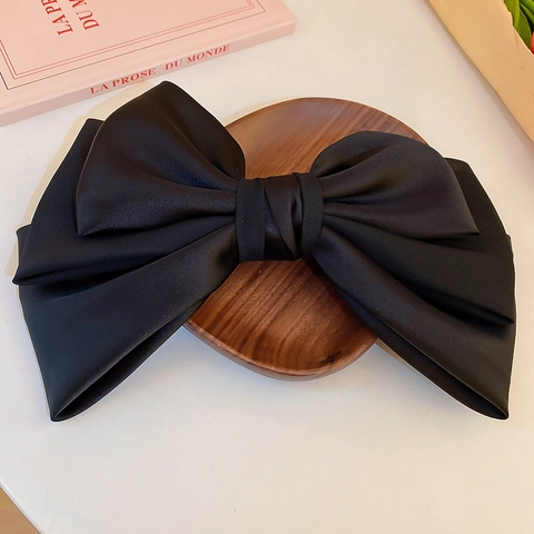 Elegant Bow Hair Clip Padded Headband Camellia Flower Design Velvet Satin Cloth Fabric Hair Accessories For Women