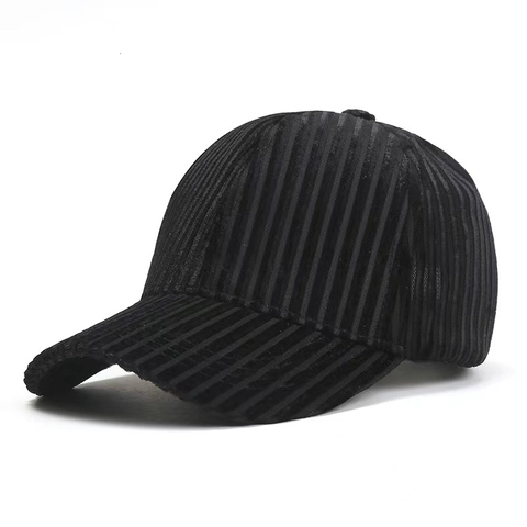 Gorra De Béisbol De Pana Unisex Ajustable Color Sólido Para Deportes Al Aire Libre Minimalista Sombrero Con Visera