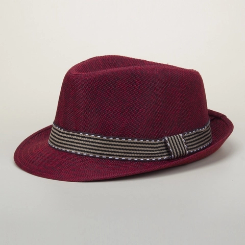 Cappello Fedora Intrecciato Nastro A Righe Protezione Solare Estate Spiaggia All Aperto Berretto Jazz Per Uomo Donna Bambini