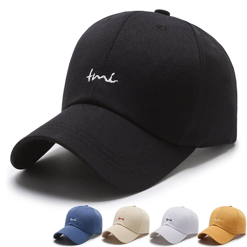 Cappellino Da Baseball In Cotone Unisex Moda Ricamo Lettere Fibbia In Metallo Regolabile Cappello Da Sole Uomo Donna