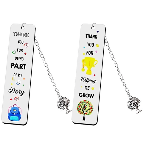 Roestvrij Staal Metalen Bladwijzers Levensboom Hanger Ketting Gegraveerd Bedankt Cadeau Voor Leraar Afstuderen Mat