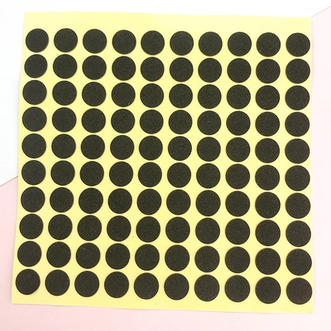 Self Adhesive Circular Felt Pads Anti Scratch Stickers For DIY Phone Case Jewelry Making Screw Protection Velvet Backing