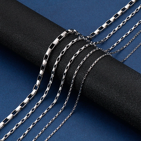 Collana Catena Veneziana Acciaio Inossidabile Minimalista Geometrico Punk Hip Hop Gioielli Per Uomo E Donna