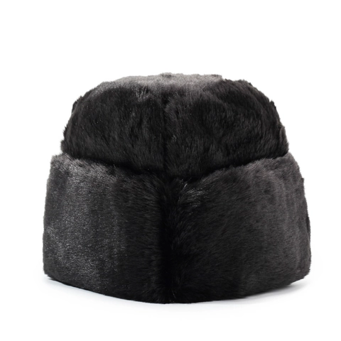 Cappello Invernale Da Uomo In Pelliccia Sintetica Stile Cosacco Senza Tesa Miki Con Fodera Trapuntata Per Esterno