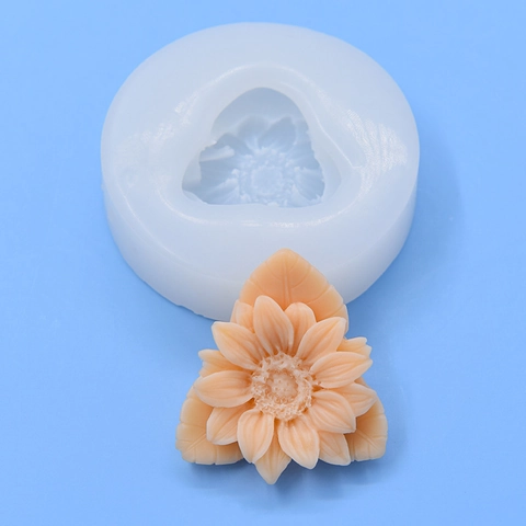 Sunflower Shape Silicone Cake Mold DIY Baking Tool Flower 3D Fondant Chocolate Cupcake Decoration Handmade Craft