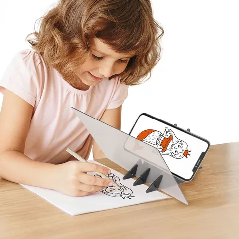 Optisches Zeichenbrett Projektor Skizzierwerkzeug Spiegelreflexion Malen Tablet Halter Für Kinder Anfänger