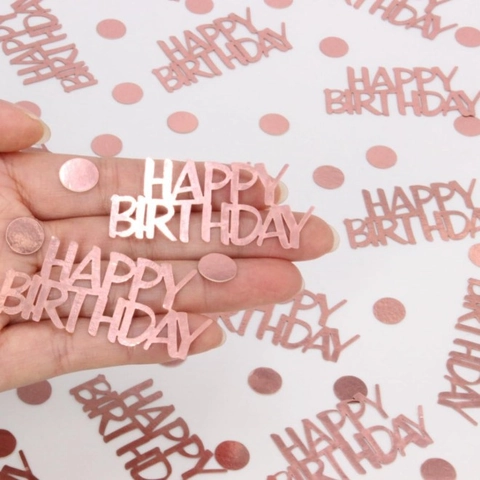 Coriandoli Buon Compleanno Glitter Carta Metallica Decorazione Tavola Per Festa Di Compleanno