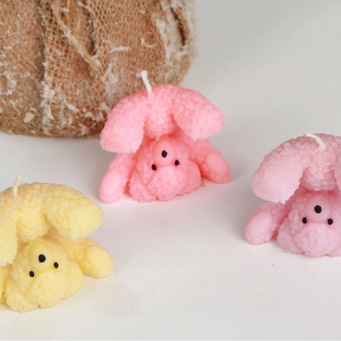 Cute Bear Animal Shape Scented Candle Soy Wax Desktop Decoration Handmade Fragrant Ornament Birthday Wedding Home Decor