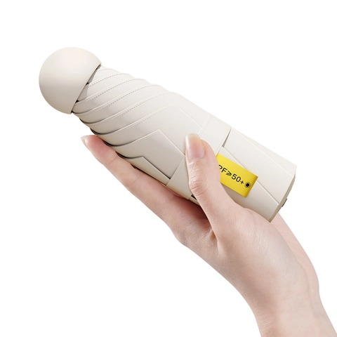 Mini Zon paraplu UPF 50 Plus UV Bescherming Opvouwbare Zakparaplu Zwarte Lijm Coating Lichtgewicht Draagbaar Reis Vrouwen