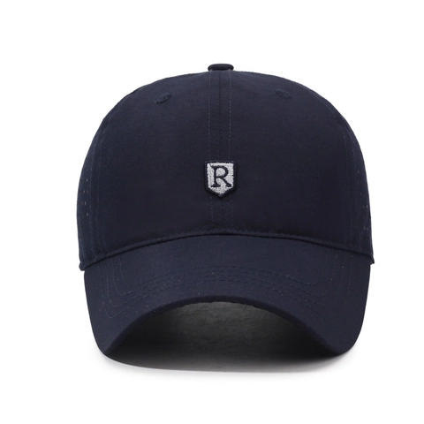 Casquette De Baseball Respirante Séchage Rapide Perforée Laser Écusson R Broderie Ajustable Sport Extérieur Unisexe