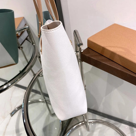 Women Color Block PU Leather Tote Bag Large Capacity Commuter Shoulder Handbag Splicing Chic Shopping Purse