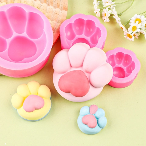 Silikonform Für DIY Handwerk Katzenpfote Herz Naruto Whirlpool Form Für Kuchen Backen Harz Schokolade Seife Kerze Cartoon