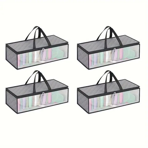 Borsa Porta Cappelli Da Baseball Pieghevole Tessuto Non Tessuto Finestra Trasparente Organizzatore Per Armadio Portatile