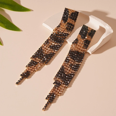 Boucles D'Oreilles À Pompon Imprimé Léopard Avec Tige En Argent 925 Collier Bracelet Bijoux De Mode Femmes