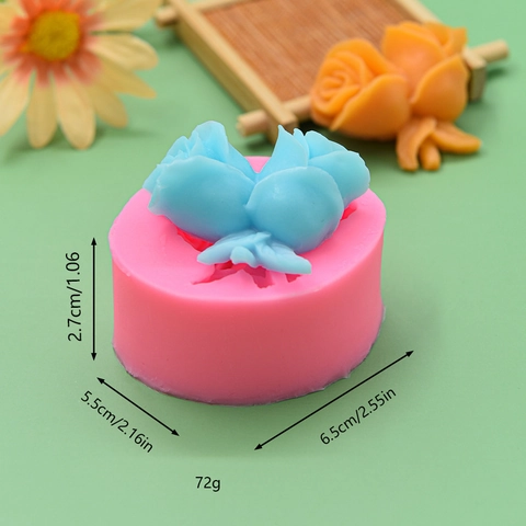Rose Blume Silikonform Für DIY Fondant Kuchen Dekoration Schokolade Backen Handgemachte Seife Kerze Handwerk Harz