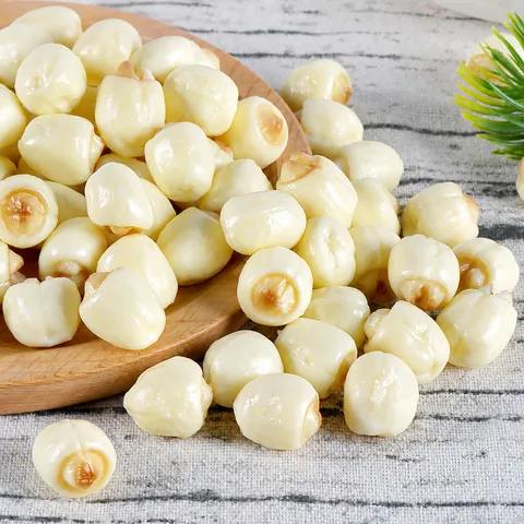 Realistic Artificial Lotus Seed Simulation Food Model PVC Plastic Material Photography Props Kitchen Home Decor Ornament