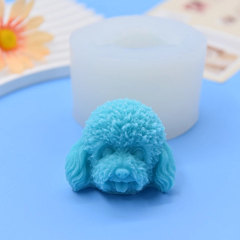 3D Teddy Hond En Hart Beer Siliconen Vorm DIY Aromatherapie Kaars Zeep Ambachtelijke Tool Hars Gips Maken Accessoire