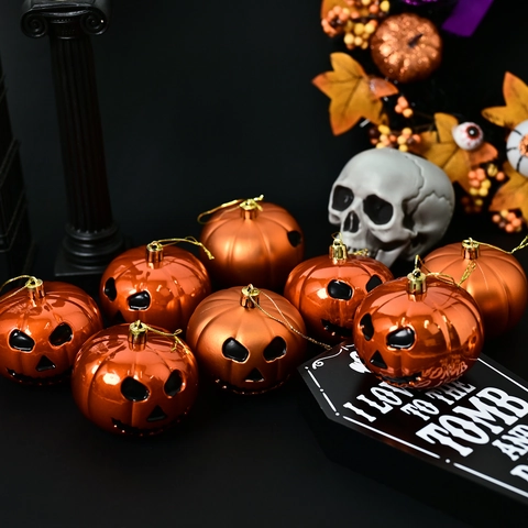 Ornamenti Appesi Zucca Halloween Plastica Faccia Jack-O-Lantern Decorazione Per Feste Festival Decorazione Casa