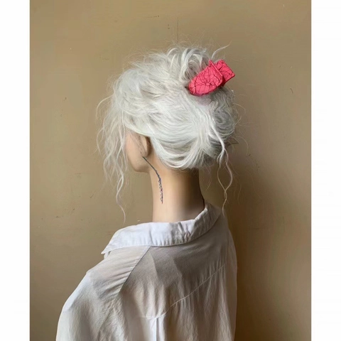 Pinzas Para El Cabello Elegante Estilo Coreano Cuadrado Patrón Mármol Resina Pinzas Para Mujeres Soporte Cola De Cavallo Tocado Chic