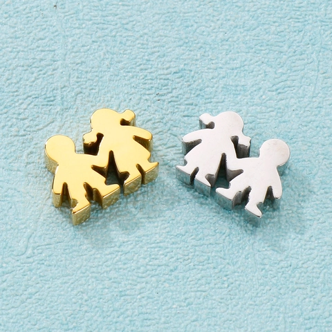 Dijes Para Relicarios Flotantes De Acero Inoxidable Para Fabricación De Joyas DIY Mini Colgantes De Ángel Elefante Niño Niña