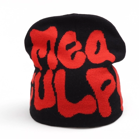 Knitted Beanie Acrylic Letter Jacquard Warm Winter Hat Streetwear Hip Hop Unisex Outdoor Windproof Daily Casual Wear