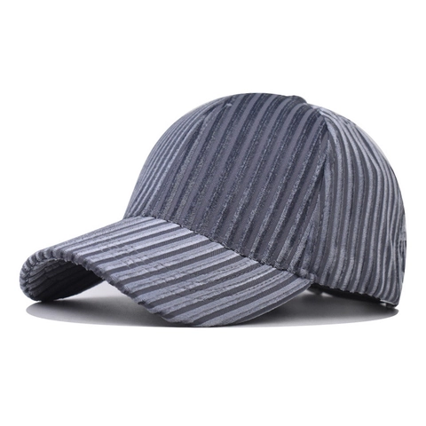 Corduroy Baseball Cap Retro Solid Color Adjustable Sunshade Peaked Hat For Men Women Casual Outdoor Vintage