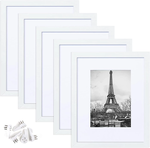 Marco De Fotos Moderno Minimalista De PVC Con Paspartú Para Galería De Pared Pantalla De Mesa Decoración Del Hogar