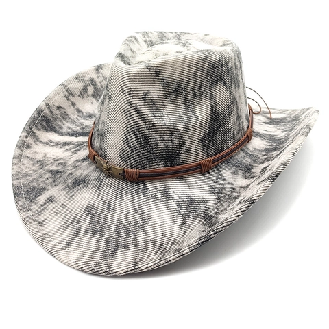 Western Cowboyhut Wildlederoptik Breite Krempe Mit Metall Totenkopf Emblem Retro Ethno Stil Outdoor Unisex Reise