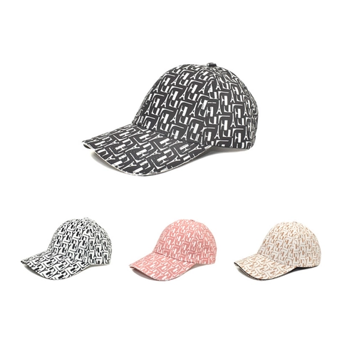 Baseball Cap Full Print Letter Geometric Pattern Sun Hat Breathable Polyester Curved Brim Outdoor Casual For Men Women